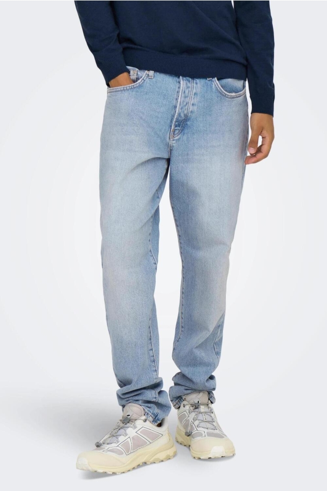 ONSYOKE TAPERED LB 9684 DOT DNM NOO 22029684 Light Blue Denim